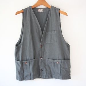 Vintage Camping Vest Small